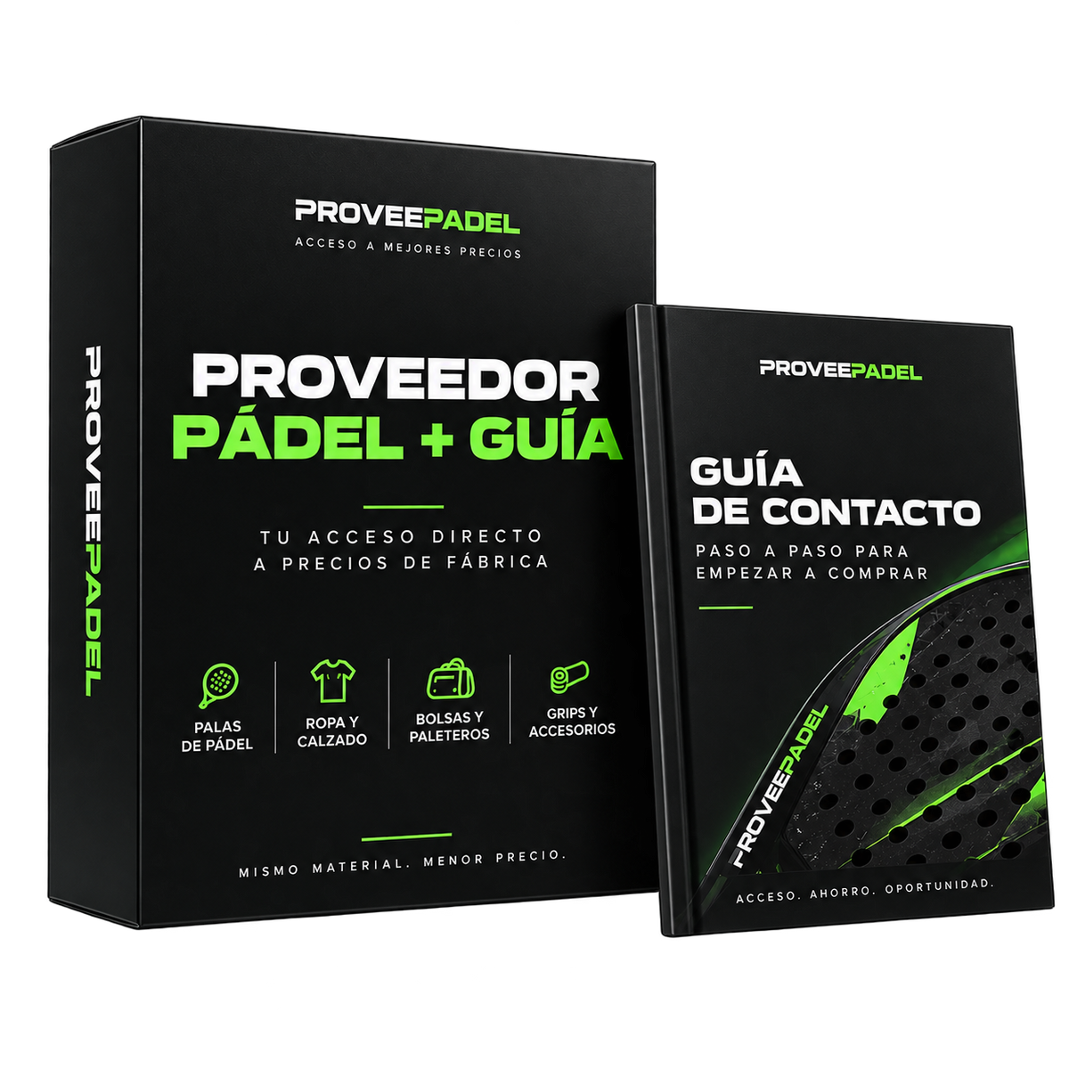PROVEEDOR PÁDEL + GUÍA + CATALOGO